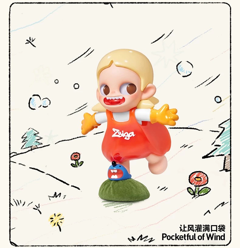 POP MART Zsiga Forest Walk Series New Hand - painted Blind Box, Trendy Toy Doll - 图片 4