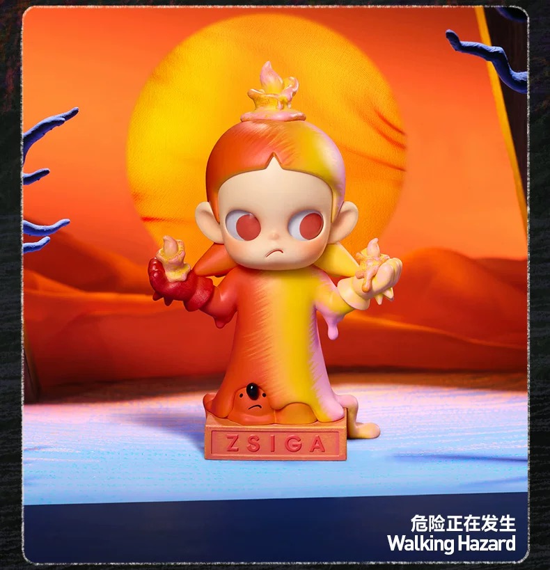POP MART Zsiga There Are No Adults in This World Series Hand - painted Blind Box, Trendy Toy Doll - 图片 3