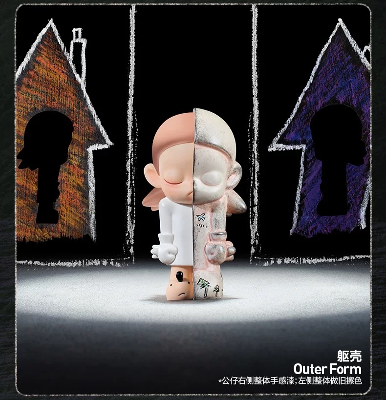 POP MART Zsiga There Are No Adults in This World Series Hand - painted Blind Box, Trendy Toy Doll - 图片 4