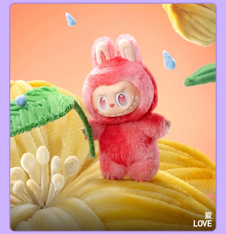 POPMART bubble mart labubu 3rd generation front high-energy series enamel face plush doll blind box pendant - 图片 2
