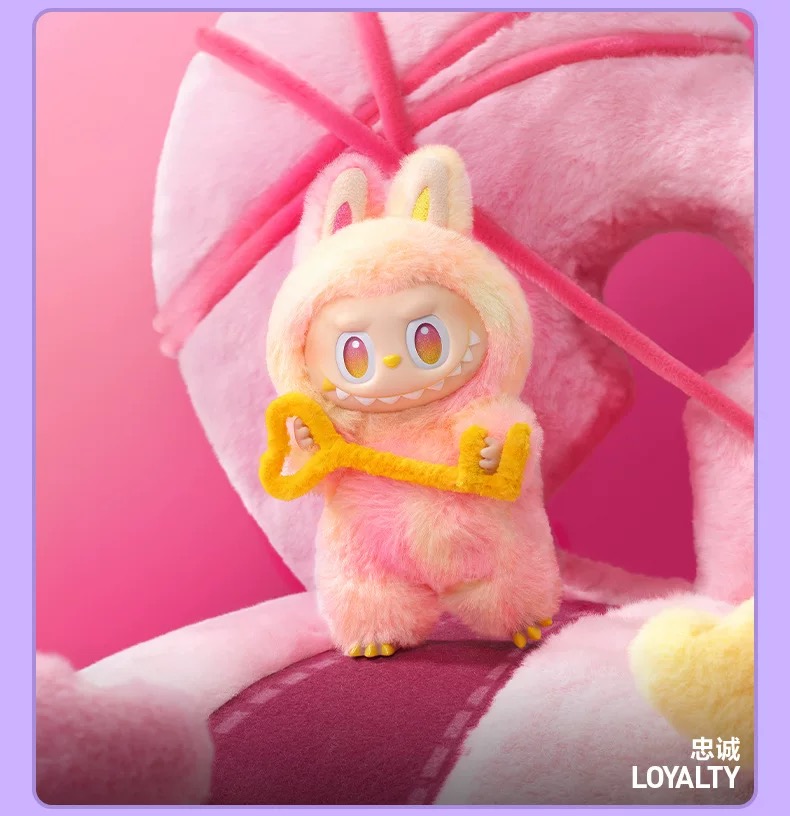 POPMART bubble mart labubu 3rd generation front high-energy series enamel face plush doll blind box pendant - 图片 4