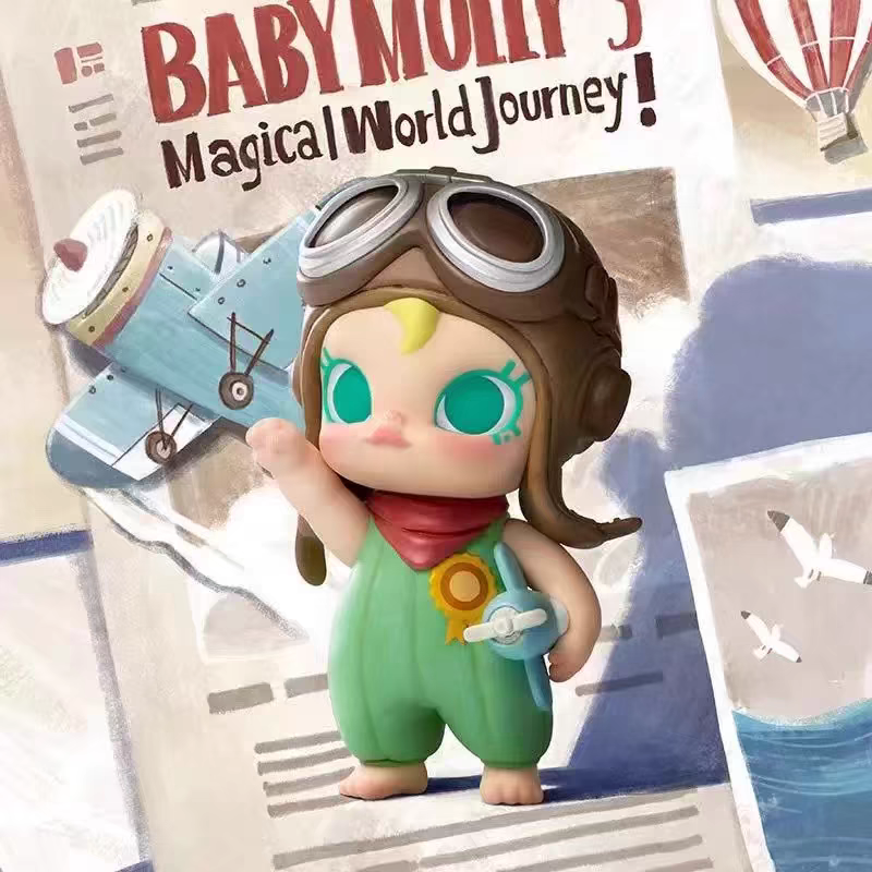 POPMART Bubble Mart Baby Molly Hug Exploration Program Series Handmade Jasmine Blind Box Gift - 图片 2