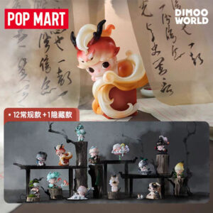 POPMART Bubble Mart DIMOO One Wind Moon Series Handmade Blind Box Toy Trendy Gift Ornament