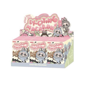 Pop Mart LABUBU Velcro Heartbeat Macaron Plush Blind Box Cute Baby Clothes