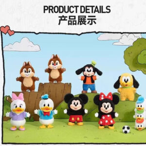 POPMART Bubble Mart Mickey Family Cute Together Pendant Series Handmade Blind Box Toy Gift Ornament