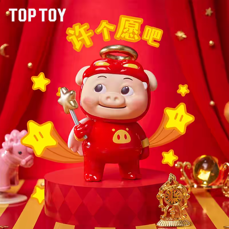 Toptoy Piggy Hero Blind Box Classic GGBond Blind Box Handmade Male God Piggy Hero Peripheral Desktop Ornament Gift - 图片 5