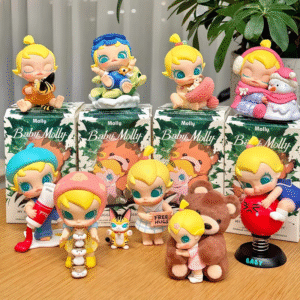 POPMART Bubble Mart Baby Molly Hug Exploration Program Series Handmade Jasmine Blind Box Gift