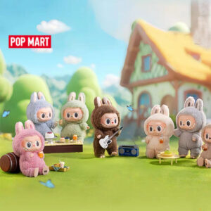 POP MART LABUBU Heartbeat Macaron Vinyl Figure Blind Box Plush Keychain Collectible Toy