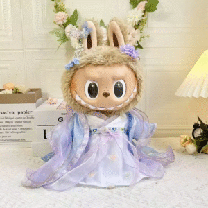 38cm Labubu Plush Doll Clothes Replacement Labubu Doll Clothes MOKOKO Sweetheart Ancient Style Han Clothing
