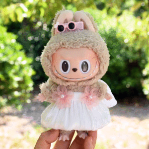 17cm pendant   Labubu clothes  Angel wings  Skirt  Leychain  Labubu doll clothes
