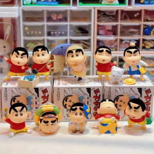 52TOYS Crayon Shinchan Early Ancient Little Potato Blind Box Figurine First-Generation Face Trendy Toy Decoration Gift for Girlfriend Holiday Gift