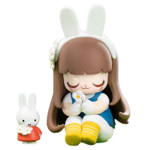 KimmyMiki Miffy The official doll figurine from the "Miffy's New Friends" series Is a woven dreamy and trendy accessory