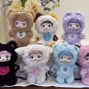 Nommi's  Cute and Everlasting  series plush blind box figurines Trendy toys And decorative dolls for female gifts