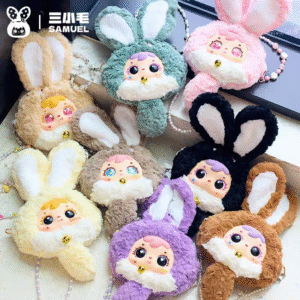 Samuel dopamine bunny plush zipper bag pendant fashionable toy blind box decoration