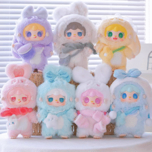 Yooki Oxygen Oxygen Third Generation Warm Little Rabbit Plush Blind Box Cute Doll Figurine Handmade Gift for Girls