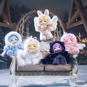 Debisheng dumia Snow Whisper Silicone Plush Doll Angel Girl Birthday Gift Frame Movable