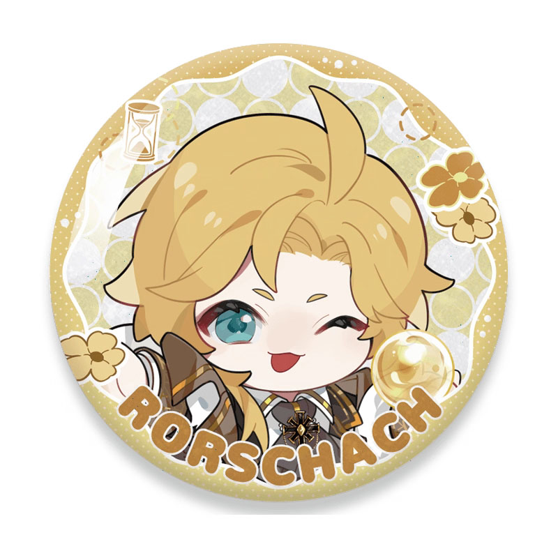 MINISO Traveler in Time and Space Circle of Destiny Circle Series Q Version Badge Two-Dimensional Bar