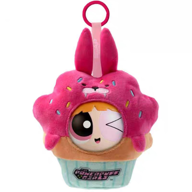 SoapStudio Powerpuff Girls plush series blind box pendant, featuring colorful bubbles and fluffy designs Perfect as a trendy birthday gift - 图片 3