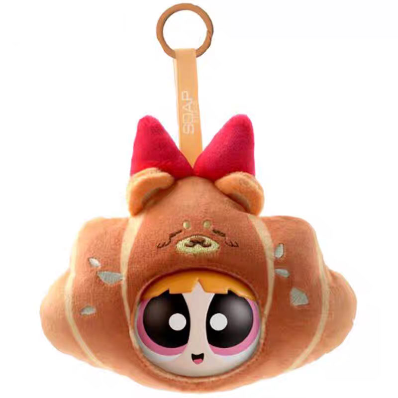 SoapStudio Powerpuff Girls plush series blind box pendant, featuring colorful bubbles and fluffy designs Perfect as a trendy birthday gift - 图片 4