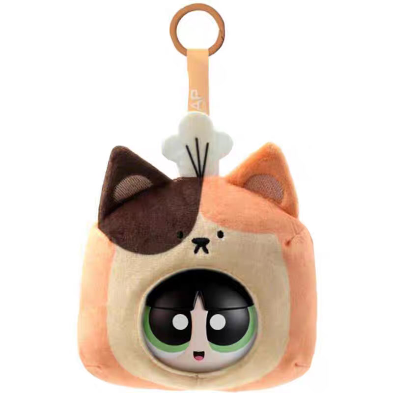 SoapStudio Powerpuff Girls plush series blind box pendant, featuring colorful bubbles and fluffy designs Perfect as a trendy birthday gift - 图片 2