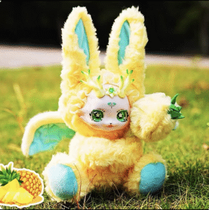 De Bisheng dumia Fruit and Vegetable Paradise plush blind box with movable joints and magnetic palm ornaments