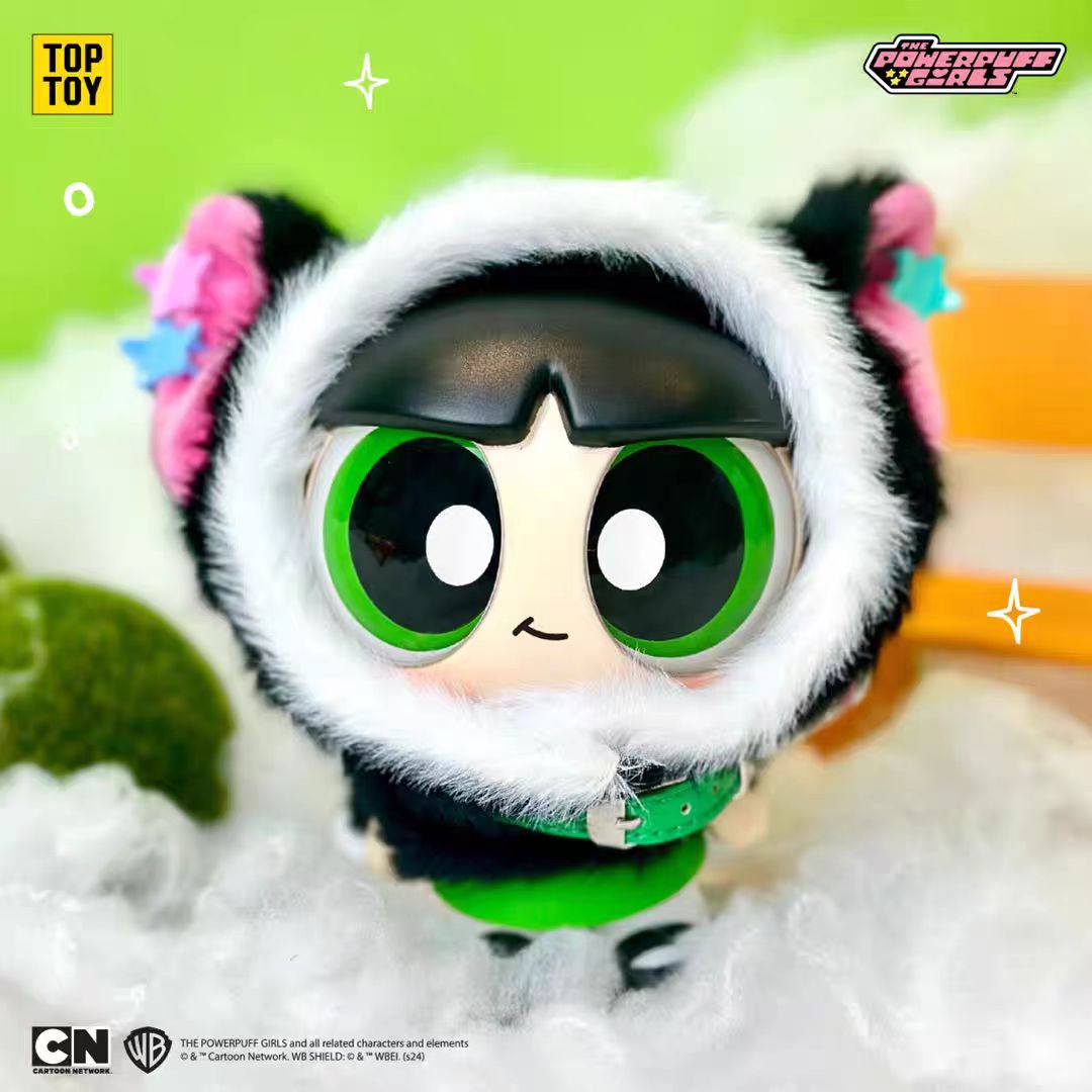 The Powerpuff Girls blind box Cloak figurine Vinyl plush toy Cute doll Decorative item Perfect gift for girls - 图片 2