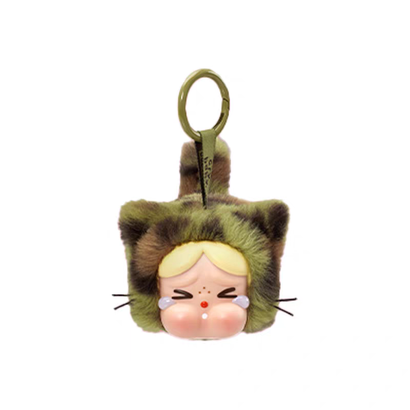 POP MART CRYBABY Leopard and Cat Series Plush Blind Box Vinyl Doll Bag Hanging Ornament - 图片 7