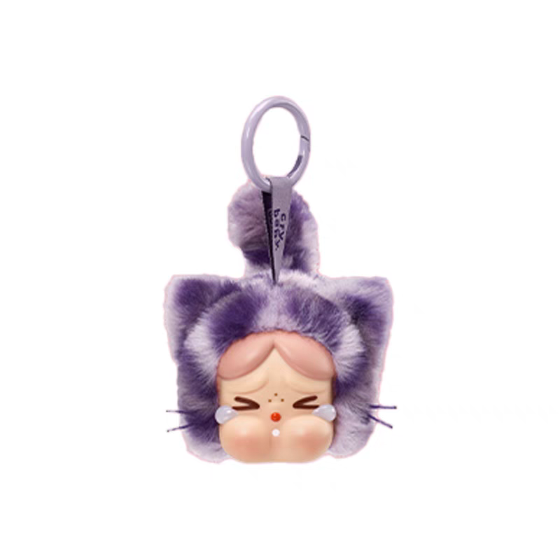 POP MART CRYBABY Leopard and Cat Series Plush Blind Box Vinyl Doll Bag Hanging Ornament - 图片 4