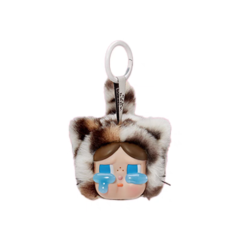 POP MART CRYBABY Leopard and Cat Series Plush Blind Box Vinyl Doll Bag Hanging Ornament - 图片 6