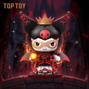 TOPTOY Sanrio Cool Loom Castle Dark Night Large Volume Building Blocks Assembly Kurumi Building Blocks Toy Tabletop Decoration