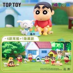 TOPTOY Crayon Shinchan and Minato's Daily Life Series Figurine Blind Box Cute Birthday Gift Trendy Ornament