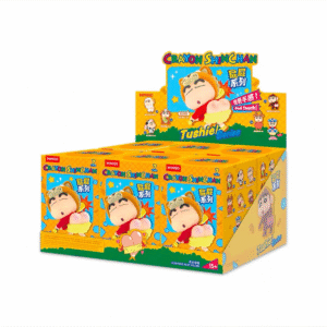 MINISO Crayon Shinchan Cute Animal Butts Series Blind Box Flocked Figurine Ornaments with Gift