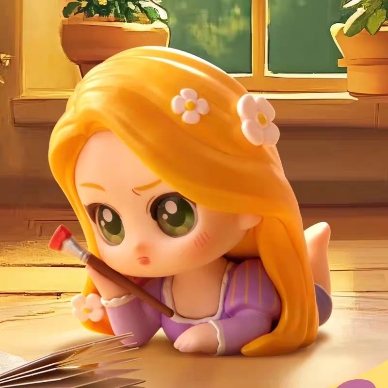 MINISO Disney Princess Afternoon Nap Series Blind Box Trendy Handmade Office Doll Toys Women's Gift Ornaments - 图片 4