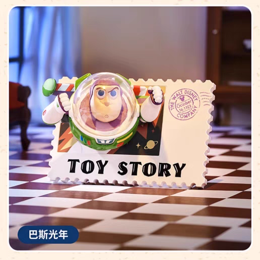 MINISO Disney-themed vintage stamp blind box Trendy toy Decorative item Refrigerator magnet Gift Figurine - 图片 4