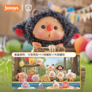 JOTOYS OYO Bear Cub Animal Body Series Cute Particle Blind Box Desktop Workstation Decoration