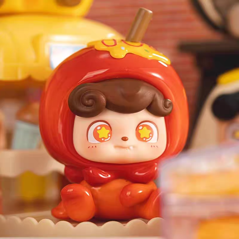 JOTOYS Q treasure street food king mini blind box figure ornament cute grain toy Qkid trendy toy - 图片 3