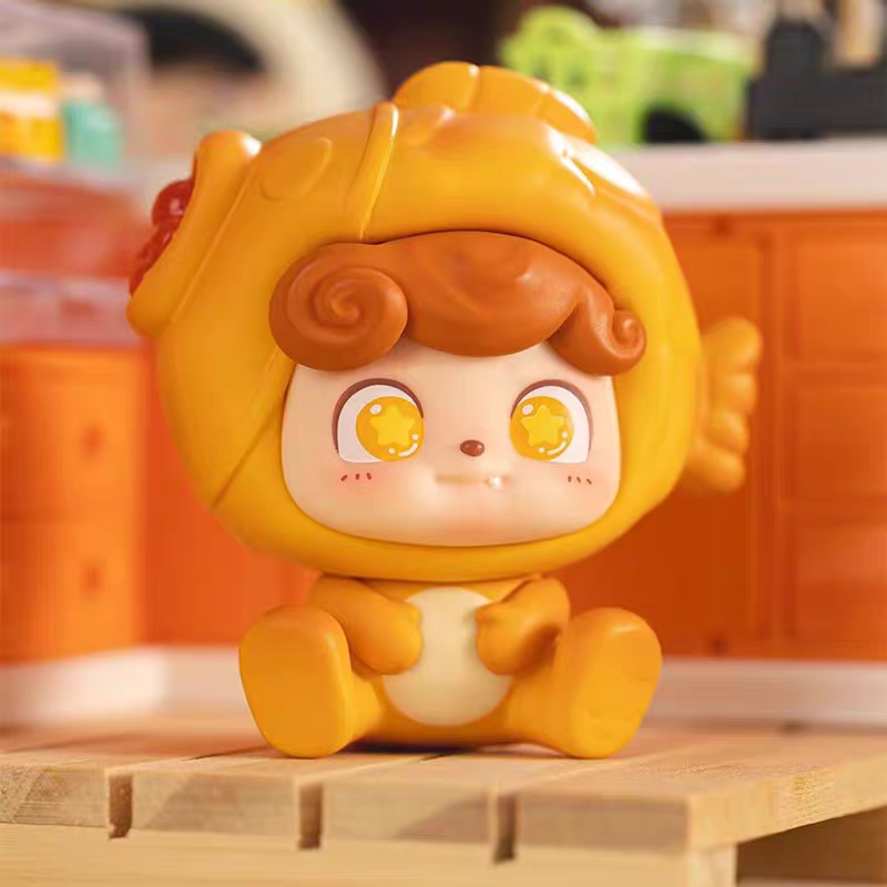 JOTOYS Q treasure street food king mini blind box figure ornament cute grain toy Qkid trendy toy - 图片 6