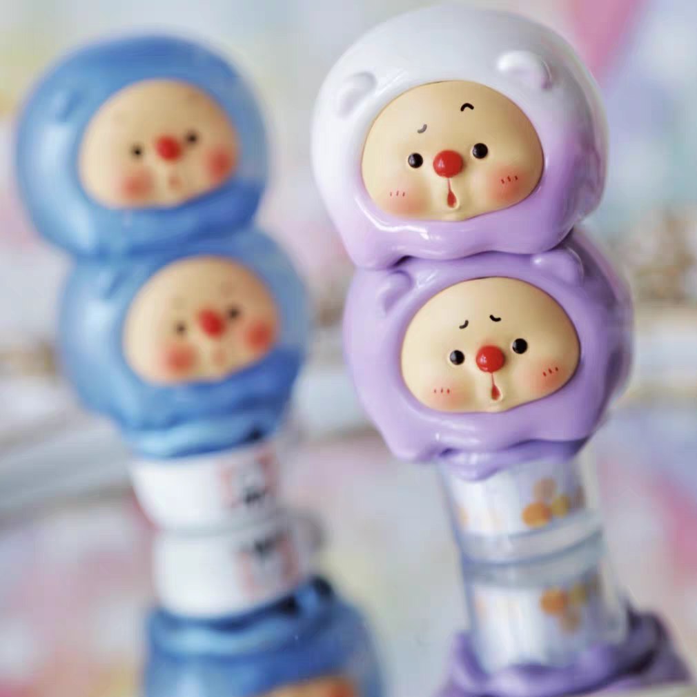 JOTOY OYO Bear Cub Ice Cream Jenga mini series blind box trendy toy figure - 图片 8