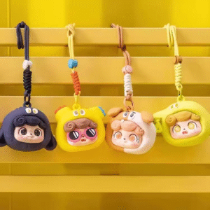 JOTOYS Q-Bao Emotion Monster Blind Box Handmade Trendy Earphone Bag Cute Peripheral Pendant Qkid