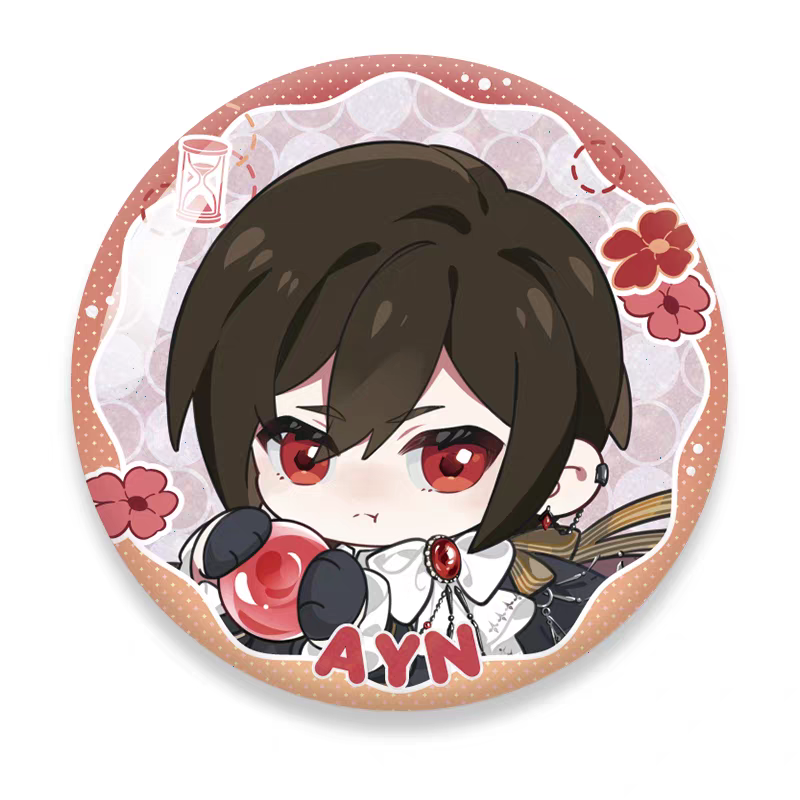 MINISO Traveler in Time and Space Circle of Destiny Circle Series Q Version Badge Two-Dimensional Bar - 图片 2