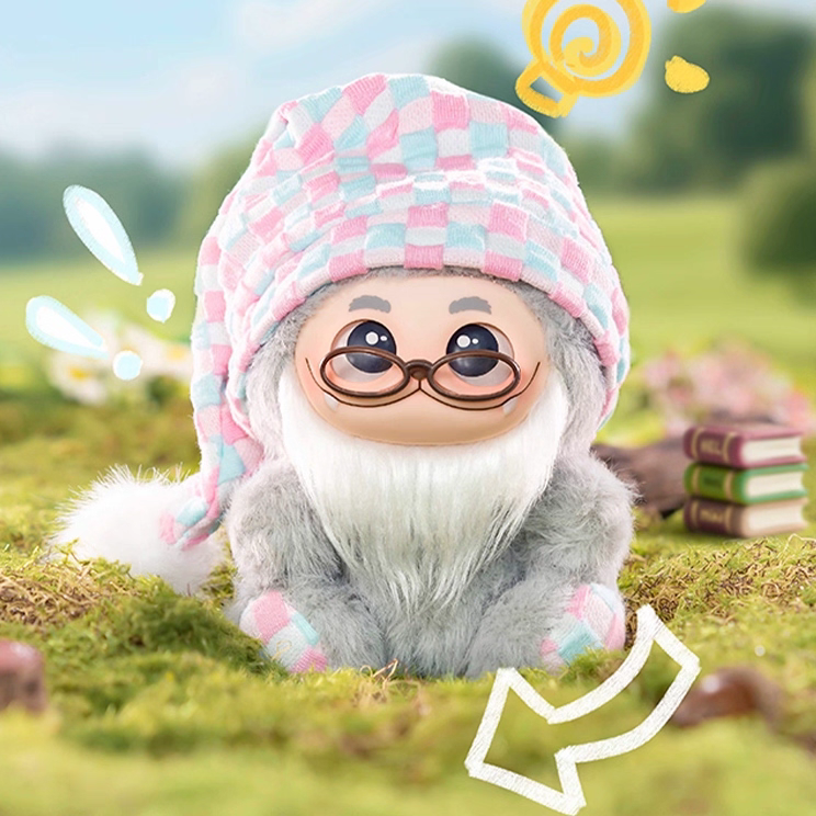 Fan Qu Town GISMOOW Vinyl Plush Doll Funcinating Little Idiot Bag Blind Box Handmade Celebrity Same Style - 图片 7