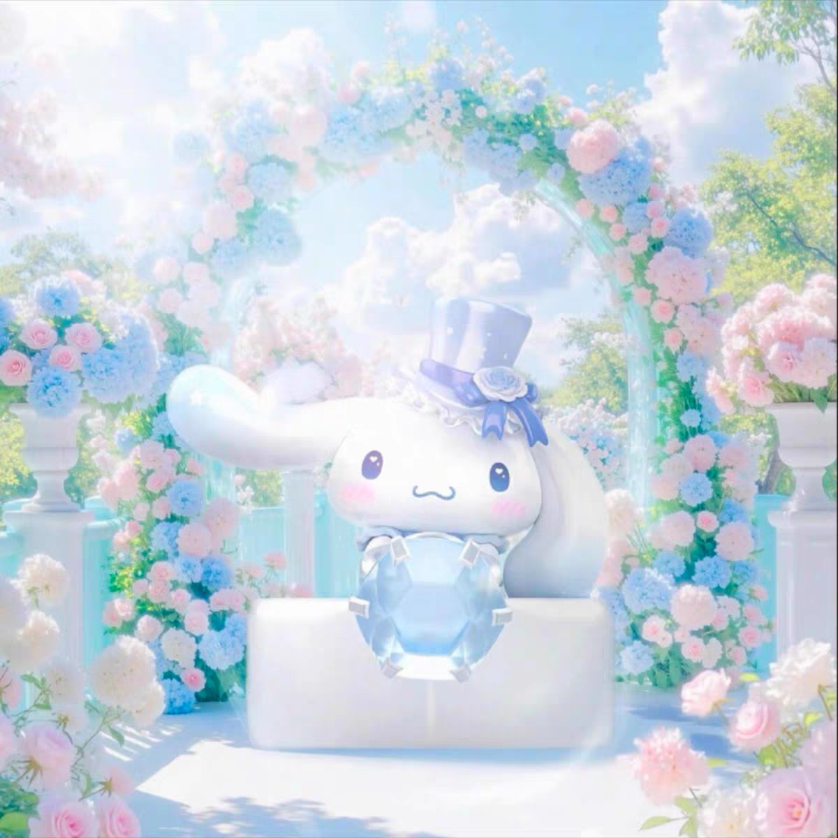 Toptoy Sanrio Family Romantic Wedding Series Blind Box Hello Kitty Kuromi Cute Desktop Ornament - 图片 6