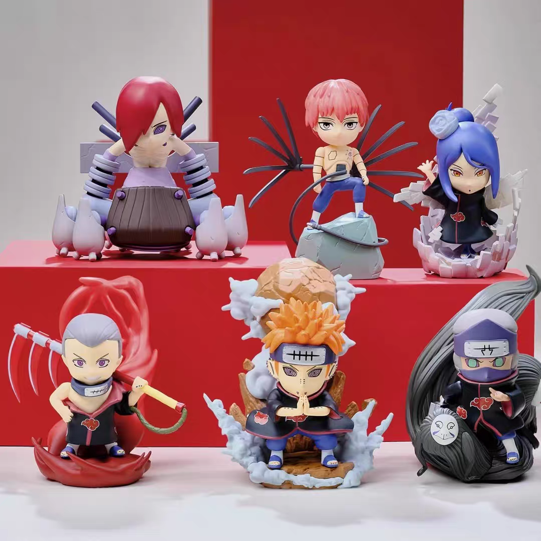 TOPTOY Naruto Sho Organization Blind Box First and Second Bullets Desktop Ornament Birthday Gift Anime Periphery
