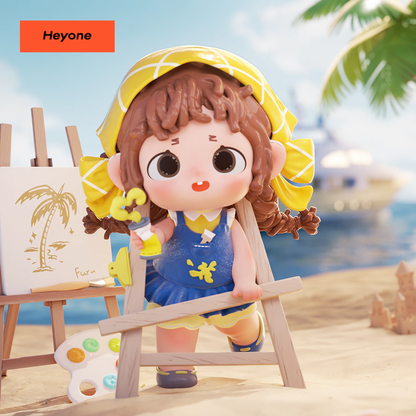 Heyone Fu Fu - Happy Inspiration Collection Blind Box Trendy Ornament Gift - 图片 2