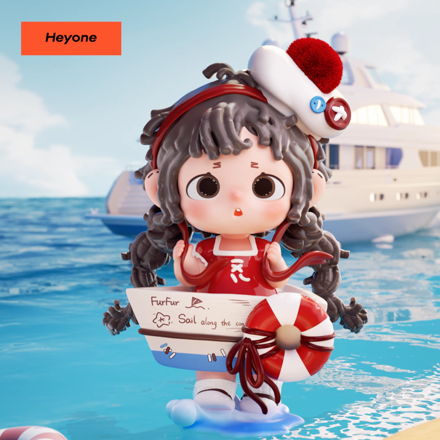 Heyone Fu Fu - Happy Inspiration Collection Blind Box Trendy Ornament Gift - 图片 4