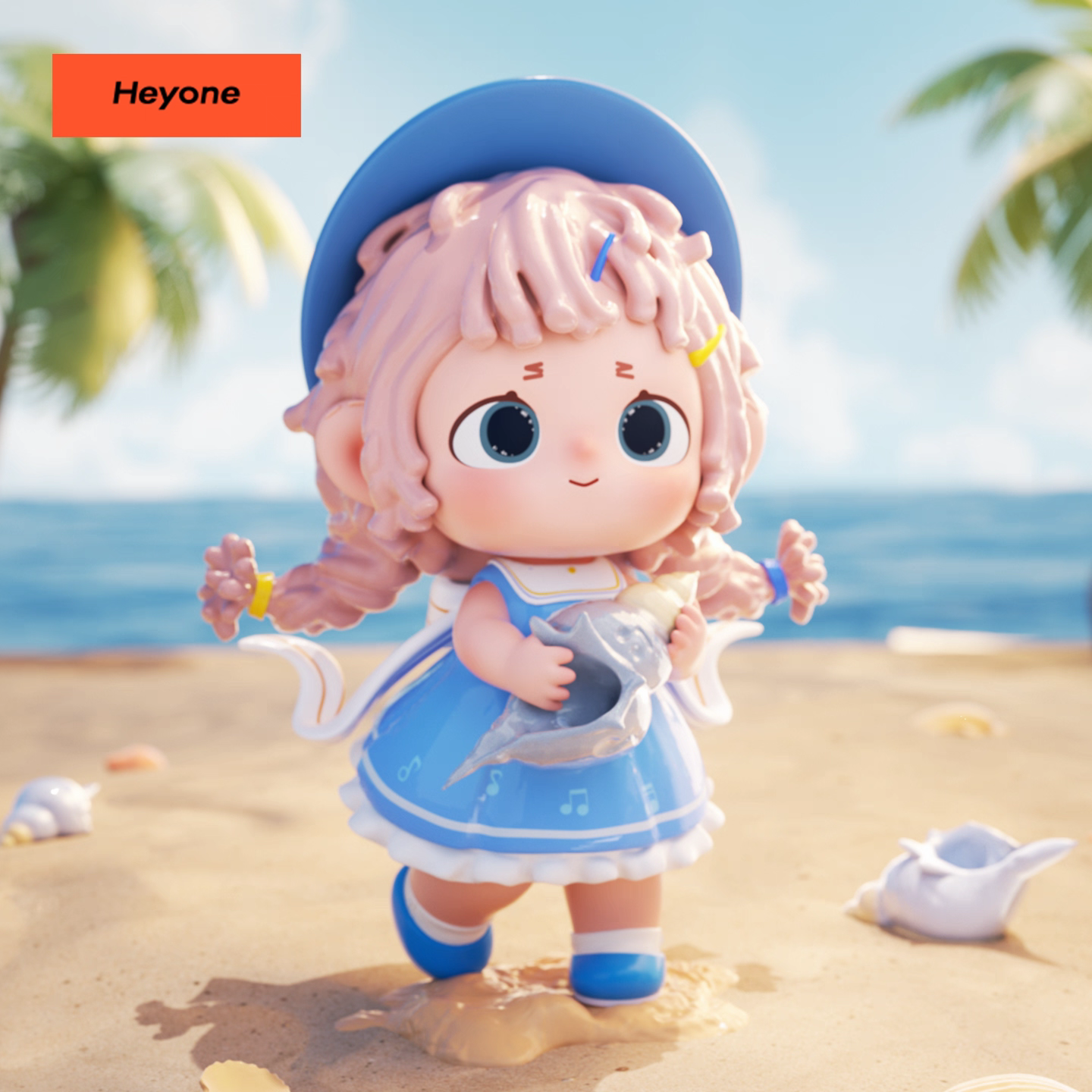 Heyone Fu Fu - Happy Inspiration Collection Blind Box Trendy Ornament Gift - 图片 3