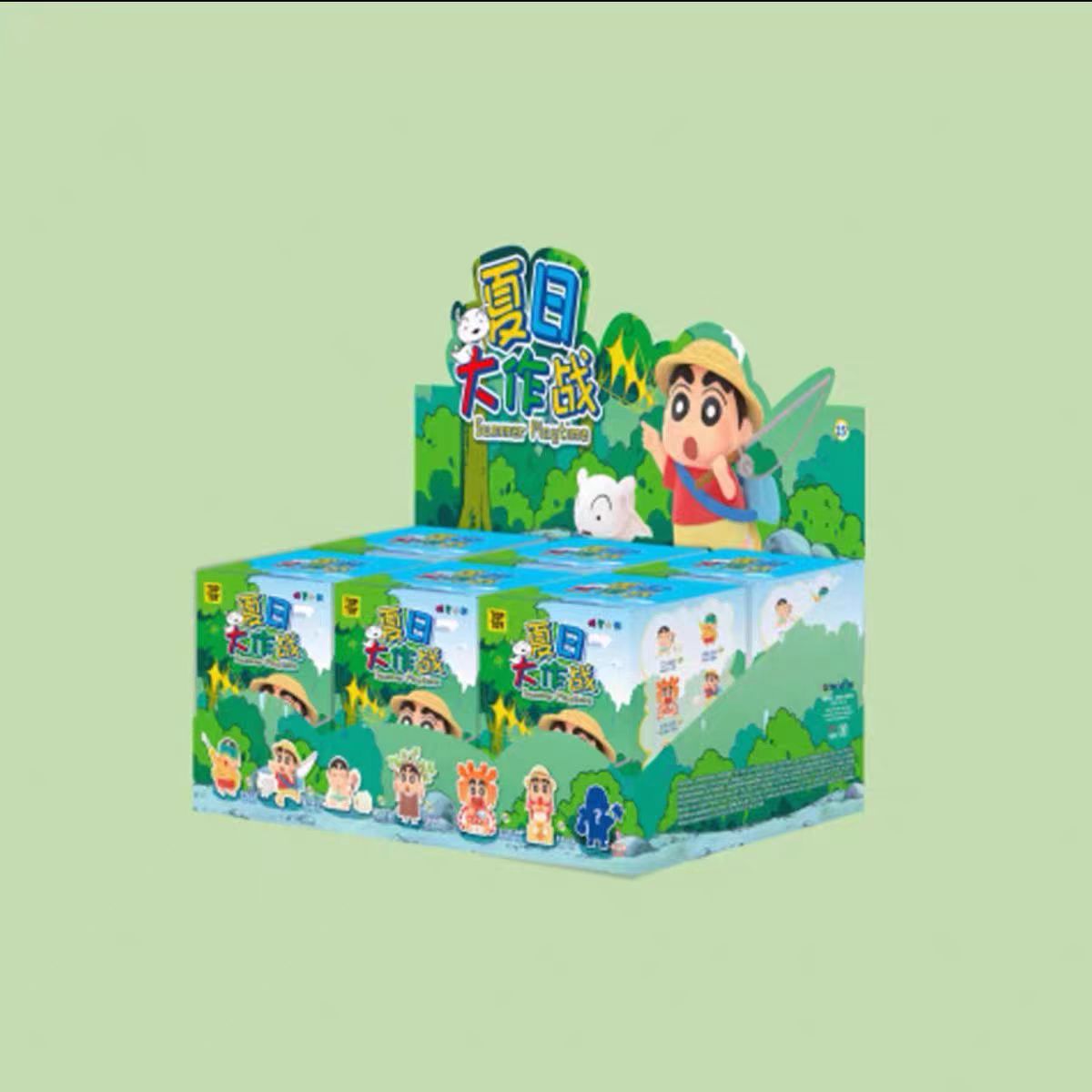 TOPTOY Crayon Shin-chan Summer Battle Series Figure Blind Box Qixi Birthday Gift Trendy Ornament