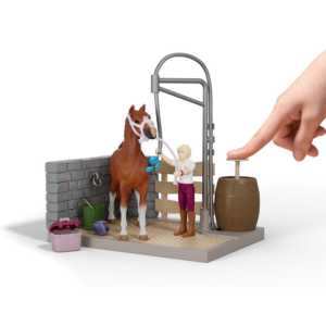 schleich horse wash