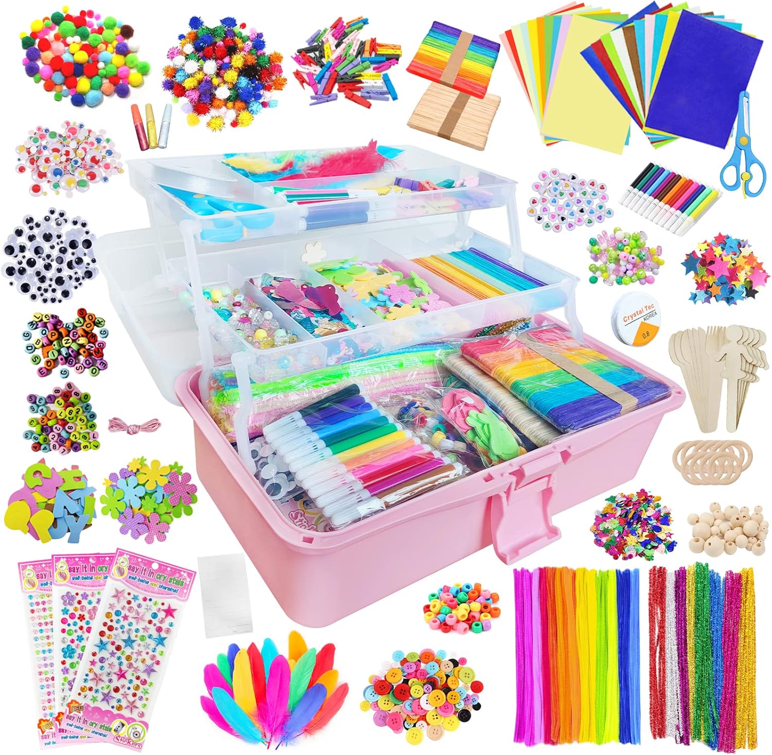 pipe cleaners flowers - product image SKU 102804