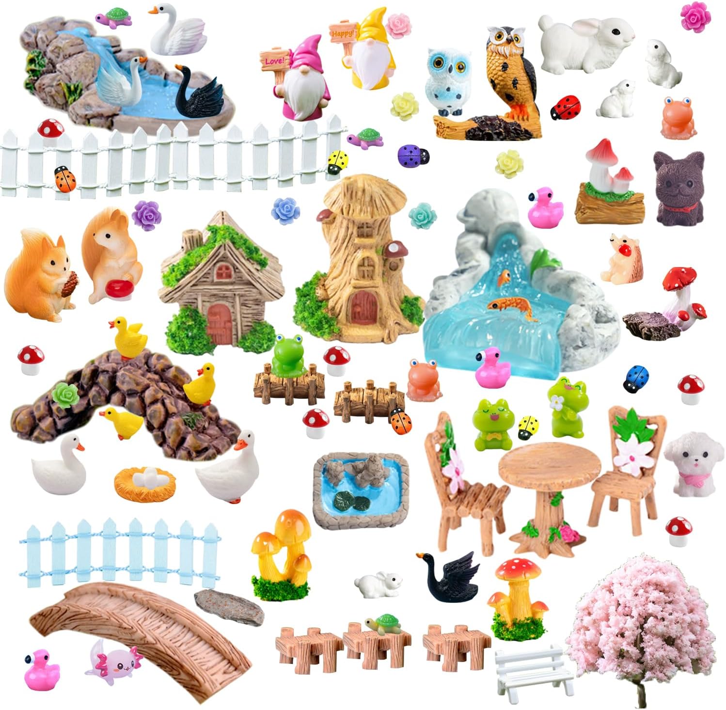 wooden dollhouse with dolls - product image SKU 160203